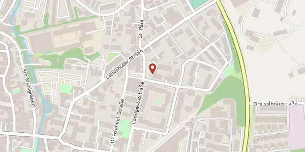 Karte der Umgebung von Landgestütstr. 10, 85435 Erding