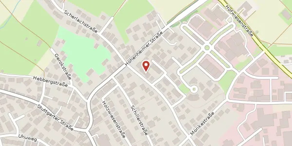 Karte der Umgebung von Gothestraße 52, 70794 Filderstadt