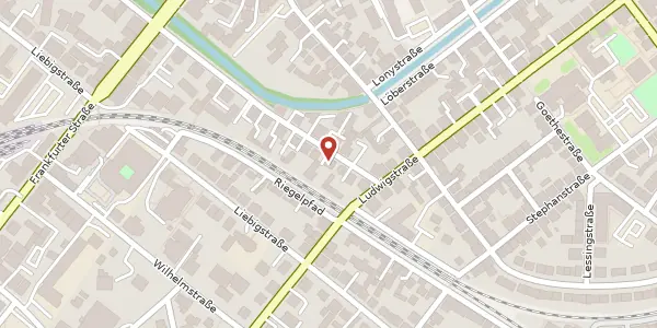Karte der Umgebung von Alicenstr. 40, 35390 Gießen