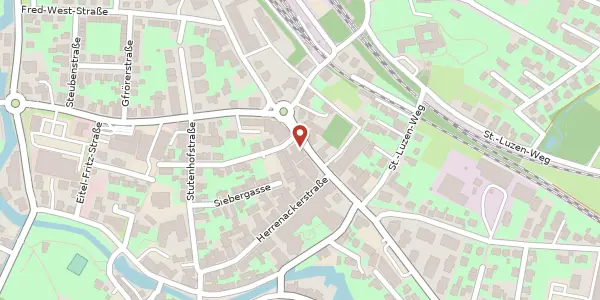 Karte der Umgebung von Bahnhofstraße 7, 72379 Hechingen