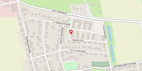 Karte der Umgebung von Hegelring 14, 04435 Schkeuditz