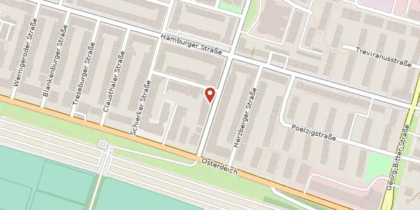 Karte der Umgebung von Stader Str. 16, 28205 Bremen
