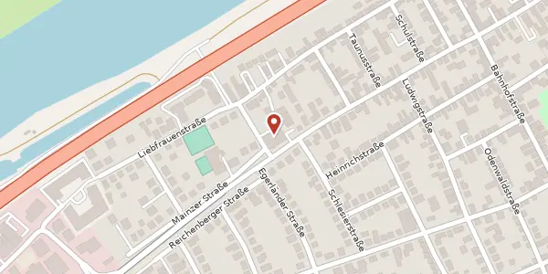 Karte der Umgebung von Mainzer Str. 45, 65479 Raunheim