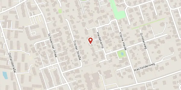 Karte der Umgebung von Heidekamp 29, 23758 Oldenburg