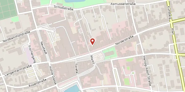 Karte der Umgebung von Markt 5, 25813 Husum