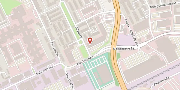 Karte der Umgebung von Tillypark 4, 90431 Nürnberg