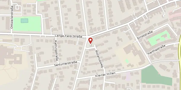 Karte der Umgebung von Lange-Hop-Straße 31, 30559 Hannover