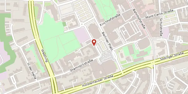Karte der Umgebung von Berliner Platz 8, 44623 Herne