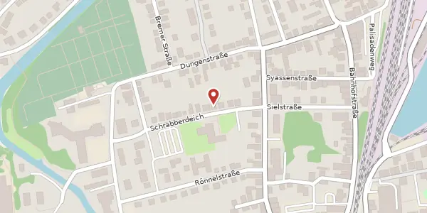 Karte der Umgebung von Schrabberdeich 12, 26919 Brake
