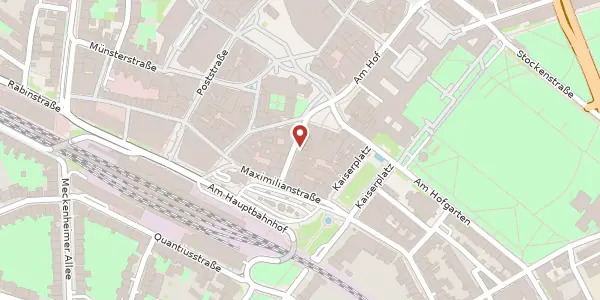 Karte der Umgebung von Wesselstr. 10, 53113 Bonn