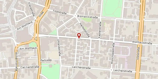 Karte der Umgebung von Wollhausstraße 32, 74072 Heilbronn