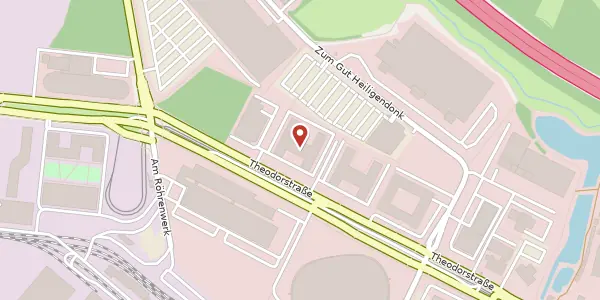 Karte der Umgebung von Theordorstr. 178, 40472 Düsseldorf