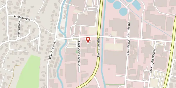 Karte der Umgebung von Daimlerstraße 23, 72793 Pfullingen