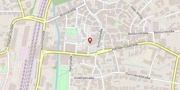 Karte der Umgebung von Am Schloßplatz 4, 66606 St Wendel