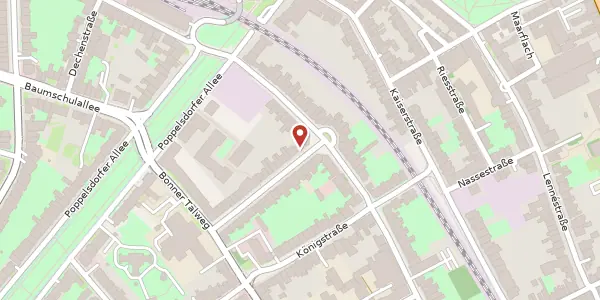 Karte der Umgebung von Heinrich-von-Kleist-Str. 4, 53113 Bonn
