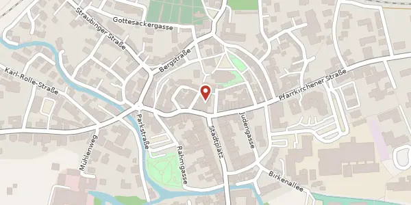 Karte der Umgebung von Stadtplatz 27, 84307 Eggenfelden