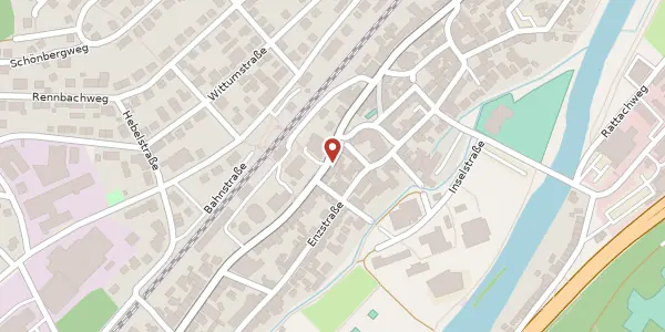 Karte der Umgebung von Hauptstraße 92, 75181 Pforzheim