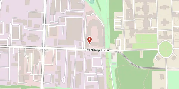 Karte der Umgebung von Herzbergstraße 84-86, 10365 Berlin