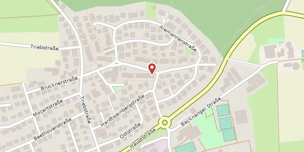 Karte der Umgebung von Egelseestraße 18, 71672 Marbach-Rielingshausen