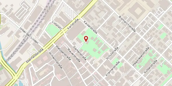 Karte der Umgebung von Gartenstraße 7, 72764 Reutlingen