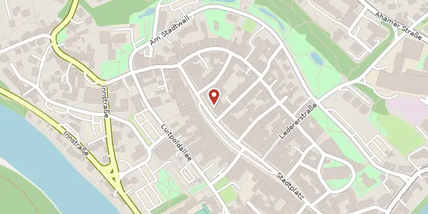 Karte der Umgebung von Stadtplatz 23 - 25, 84453 Mühldorf