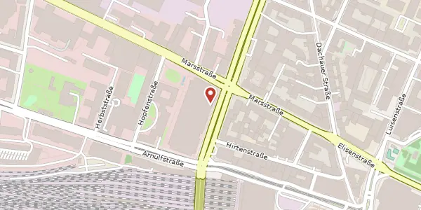 Karte der Umgebung von Seidlstr. 5, 80335 München
