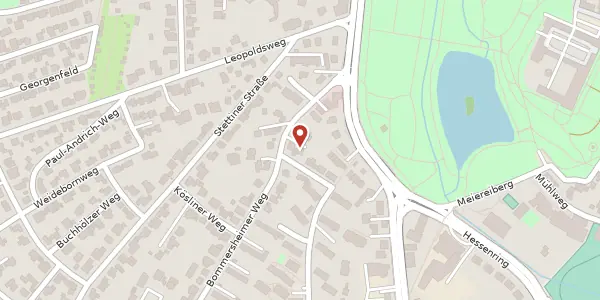 Karte der Umgebung von Bommersheimer Weg 12B, 61348 Bad Homburg
