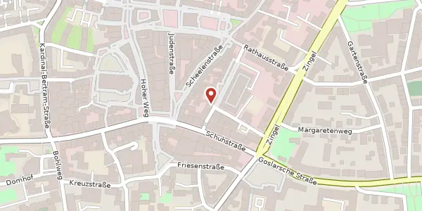Karte der Umgebung von Am Ratsbauhof 7, 31134 Hildesheim