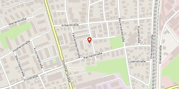Karte der Umgebung von Oberbreitenauer Str. 5 a, 84030 Landshut