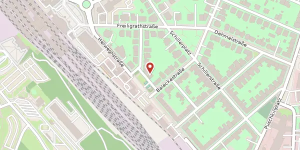 Karte der Umgebung von Herweghstraße 5, 18055 Rostock