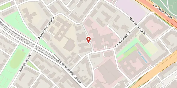 Karte der Umgebung von Tersteegenstr. 28, 40474 Düsseldorf