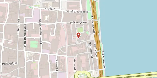 Karte der Umgebung von An Groß Sankt Martin 9, 50667 Köln