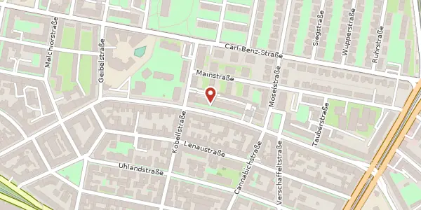 Karte der Umgebung von Lange Rötterstraße 45, 68167 Mannheim