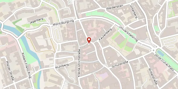 Karte der Umgebung von Große Ulrichstraße 25, 06108 Halle (Saale)