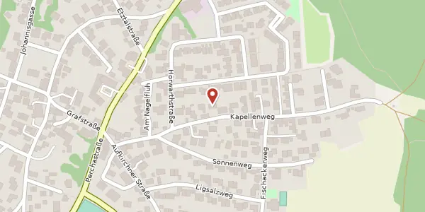 Karte der Umgebung von Kapellenweg 13, 82335 Berg