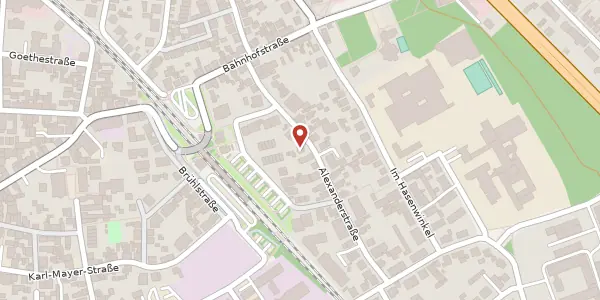 Karte der Umgebung von Alexanderstr. 19, 63179 Obertshausen