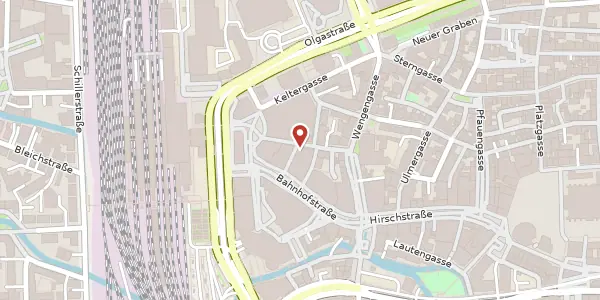 Karte der Umgebung von Sedelhofgasse 13, 89073 Ulm/Donau