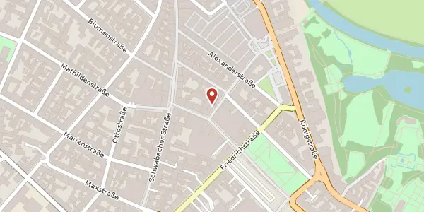 Karte der Umgebung von Hallstraße 2, 90762 Fürth