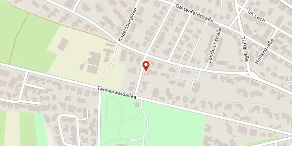 Karte der Umgebung von Brüningstraße 38, 61350 Bad Homburg
