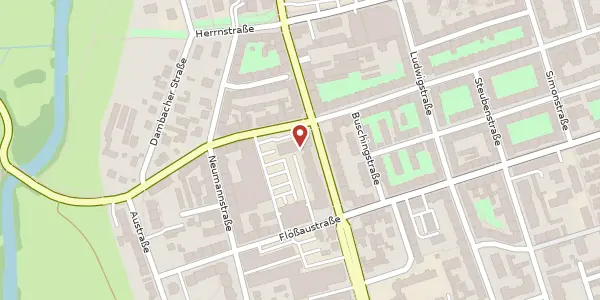 Karte der Umgebung von Kaiserstraße 30, 90763 Fürth
