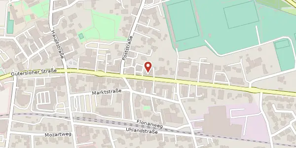 Karte der Umgebung von Paderborner Str. 21, 33415 Verl