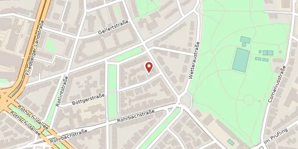 Karte der Umgebung von Böttgerstr. 4, 60389 Frankfurt