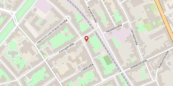 Karte der Umgebung von Prinz-Albert-Str. 55, 53113 Bonn