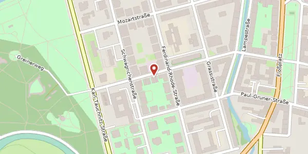 Karte der Umgebung von Haydnstraße 13, 04107 Leipzig