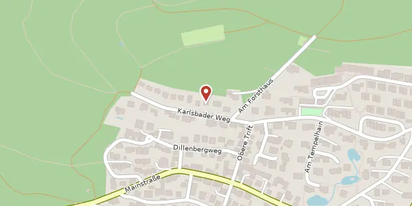 Karte der Umgebung von Karlsbader Weg 18, 65388 Schlangenbad
