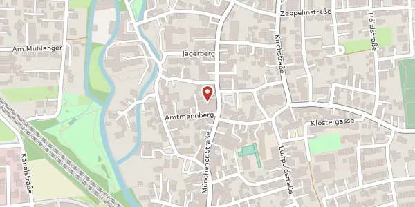 Karte der Umgebung von Marktplatz 5, 86415 Mering