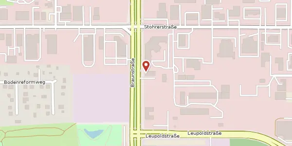 Karte der Umgebung von Braunstraße 14, 04347 Leipzig