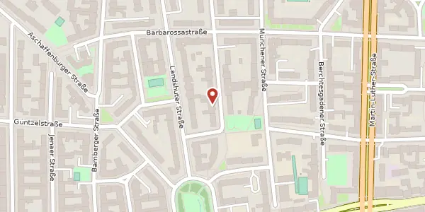 Karte der Umgebung von Heilbronner Straße 13, 10779 Berlin