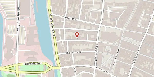 Karte der Umgebung von Fischstraße 20, 23552 Lübeck