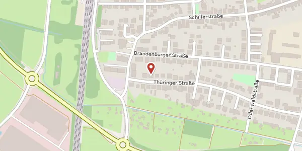 Karte der Umgebung von Thüringer Str. 41, 63329 Egelsbach